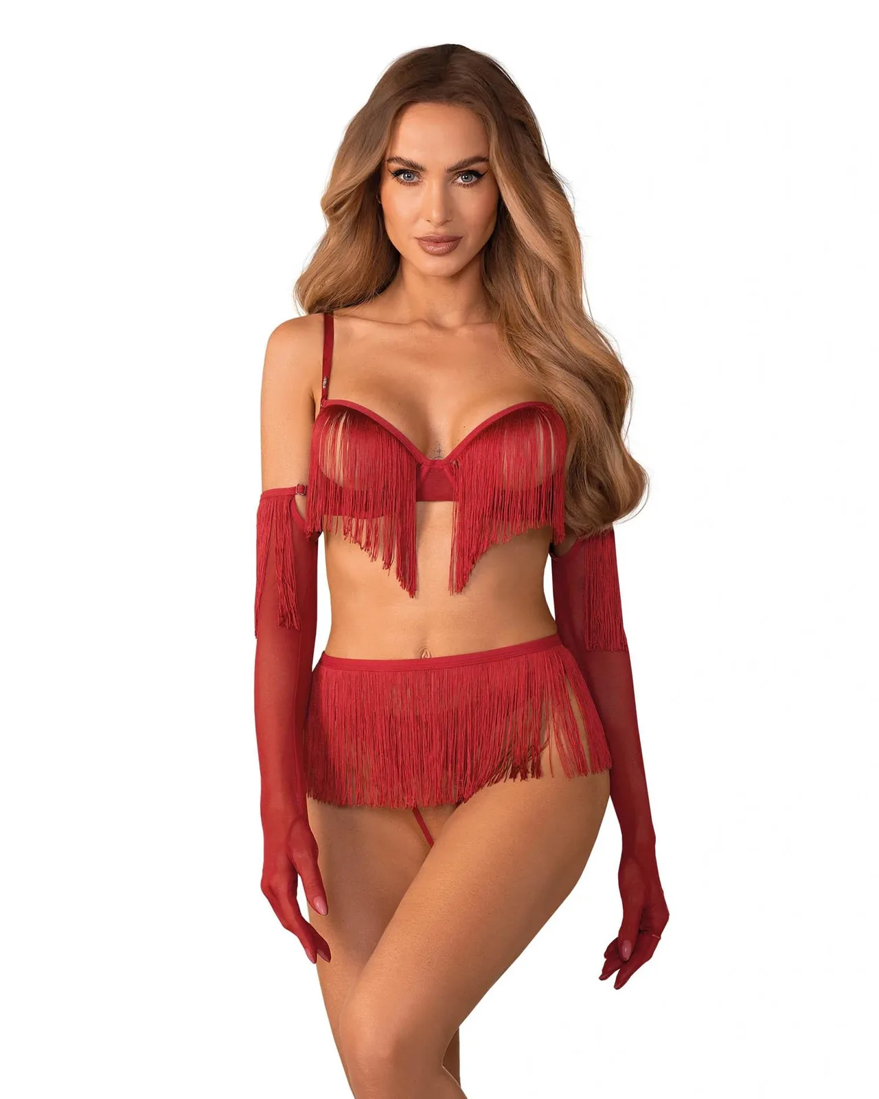 Rossay Red 4-Piece Open Set 2XL/3XL