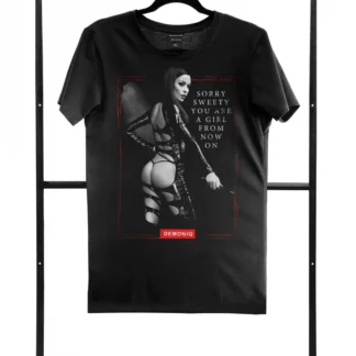 Men's Black T-Shirt, Regular Fit, Size S