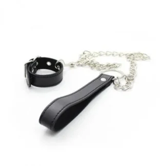Wrist Restraints Chain Leash Black