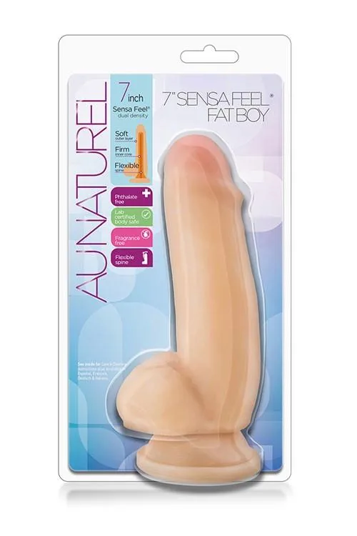 AU NATURAL 7INCH SENSA FEEL FAT BOY