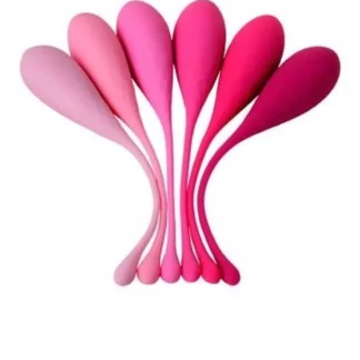 xEROMANTICA Set of 6 Vaginal Balls K-ROSE, Silicone, Pink