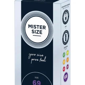 MISTER SIZE 69mm Condoms 10pcs Natural