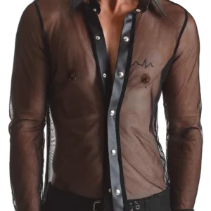 Regnes Fetish Planet RMCesare — Black Slim-Fit Shirt