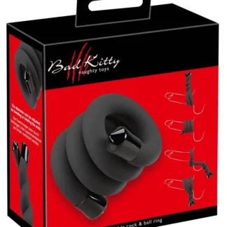 BK bendable cock & ball ring