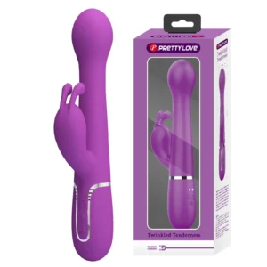Pretty Love Dejon Purple — Vibrator with Vibration and Thrusting Motions