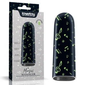 Lovetoy Rechargeable Glow-in-the-dark Music Massager - Rechargeable Mini Vibrator