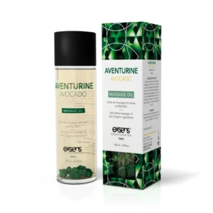Aventurine Avocado Organic Massage Oil with Stones 100 ml