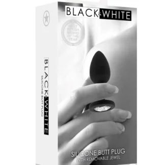 Silicone Butt Plug with Removable Jewel
