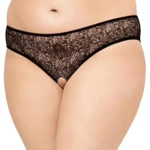 SoftLine Collection String 2467 Plus Size — Black Thong 3XL