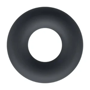 Levelz by Shots Liquid Silicone Cockring S — Black Silicone Erection Ring