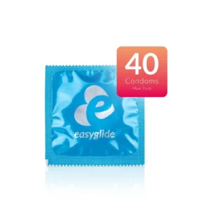 EasyGlide - Ribbed and Dotted Condoms 40 pcs