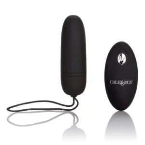 Calexotics Silicone Remote Bullet Black - Silicone Vibrator with Remote