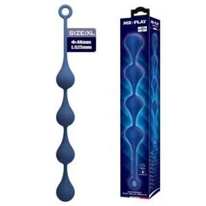 MR PLAY Waterdrop XL — Large Anal Beads, 52.5 cm Long