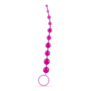 Crushious 10 Bead Anal Chain Pink — Anal Beads Chain with 10 Beads