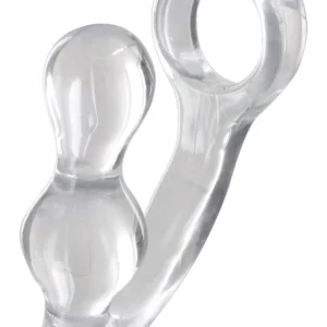 Power Plug & Penis Ring Transparent