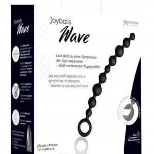 JoyDivision Joyballs Anal Wave — Long Anal Beads in Medical-Grade Silicone
