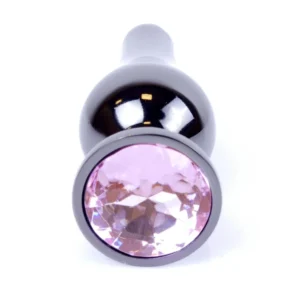 MyLove Toys - Jewelry Dark Silver Butt Plug - Rose