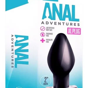 ANAL ADVENTURES XL PLUG BLACK