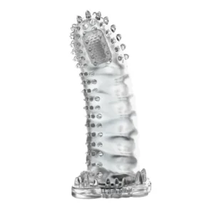 BAILE - Brave Man Vibrating Sleeve with Protrusions