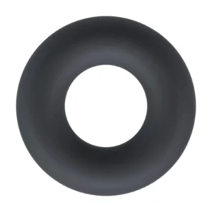 Solid Silicone Cockring - XS - Black