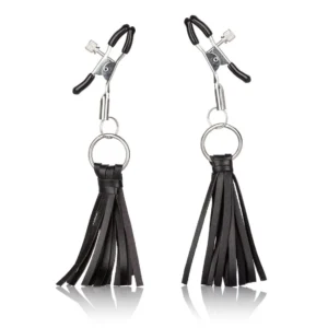 Playful Tassels Nipple Clamps Black