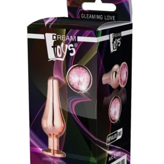 Gleaming Love Rose Gold Pleasure Plug S