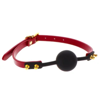 Taboom Silicone Ball Gag Red Domination Style