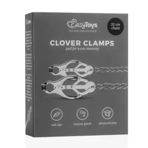 Stimulator - Japanese Clover Clamps With Chain