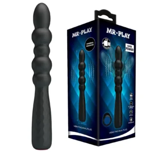 MR PLAY – Vibrating Anal Plug – Flexible, 12 Functions