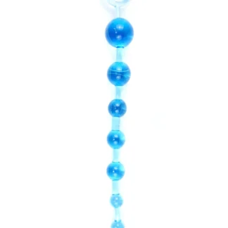 Plug/Beads - Jelly Anal 10 Beads Blue