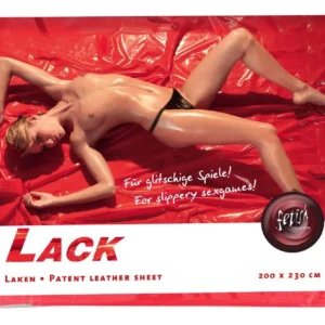 Vinyl Bed Sheet red 200x230cm