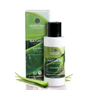 Secret Play Natural Lubricant Aloe Vera — organic water-based lubricant, 100 ml