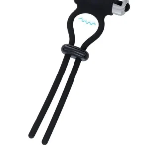A-Toys Erection-Enhancing Lasso Jat, Black, Silicone, 14cm