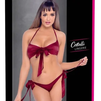 Bra and Briefs red S/M