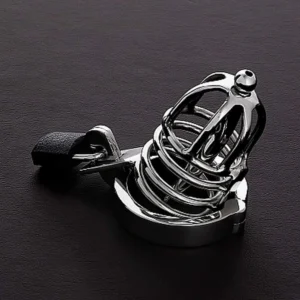 Steel Attica Chastity Cage — Metal Chastity Cage 45 mm