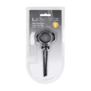 Detachable Wide Adjustable Silicone Lasso Cockring - 5mm - Black
