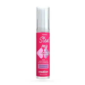 Crushious Steal My Kisses - Strawberry Champagne Edible Lubricant, 10 ml