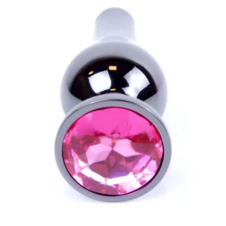 MyLove Toys - Jewellery Dark Silver BUTT PLUG- Pink