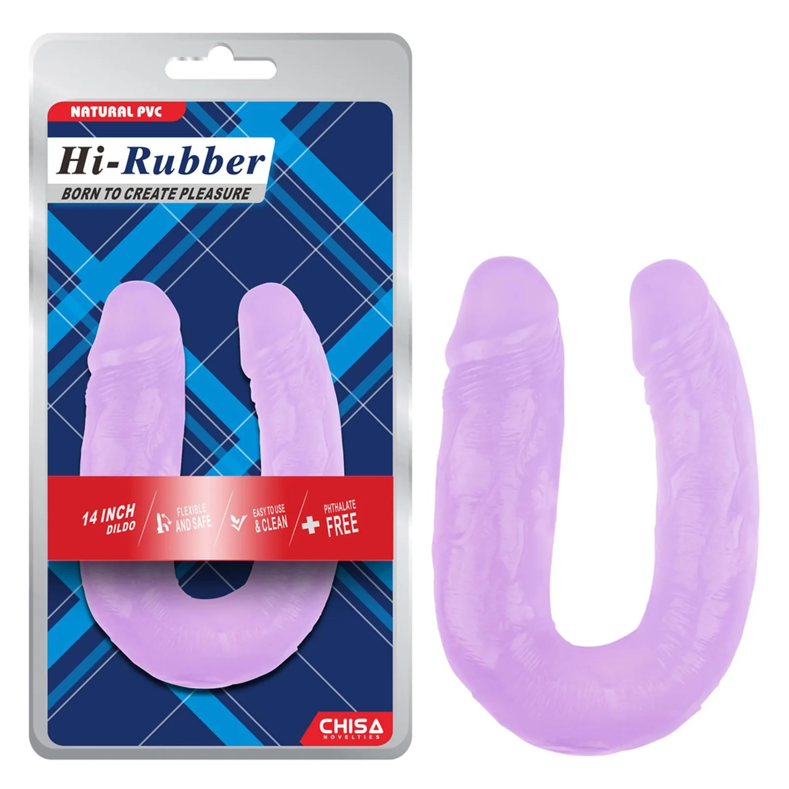 Purple 14-Inch Dildo