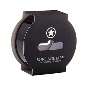 Non Sticky Bondage Tape - 17.5 Meters - Black