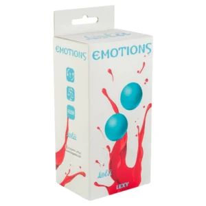 Emotions Lexy Large Turquoise Kegel Balls Without a Loop
