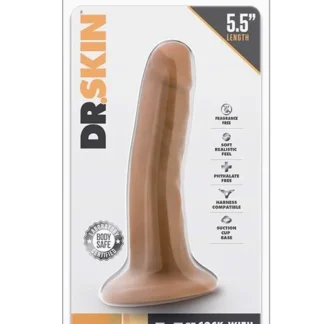 DR. SKIN 5.5INCH COCK WITH SUCTION CUP