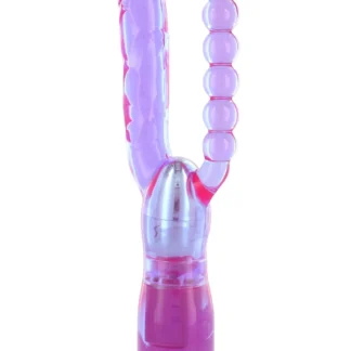 Double Penetrating Vibrator Transparent