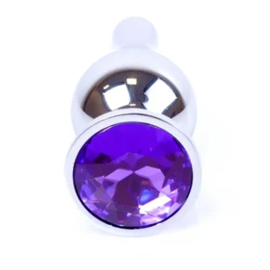 MyLove Toys - Jewellery Silver BUTT PLUG- Purple