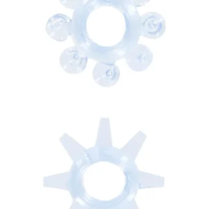 Power Stretchy Rings 2pcs Blue