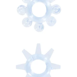 Power Stretchy Rings 2pcs Blue
