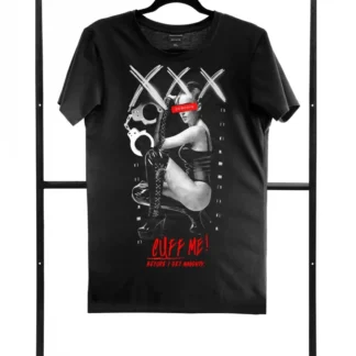 Demoniq T-shirt men black S regular graphic print