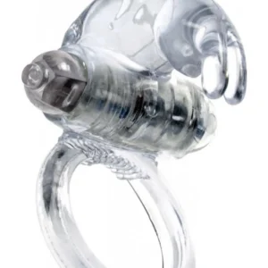Rabbit Vibro Cock Ring Clear