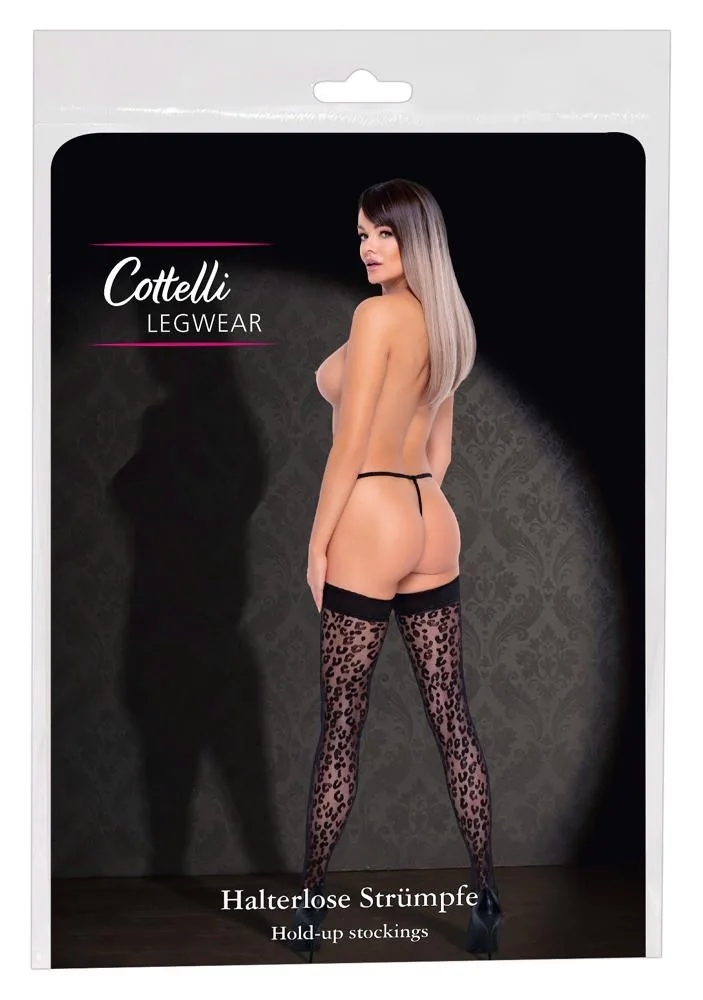 Leopard Hold-Up Stockings 3