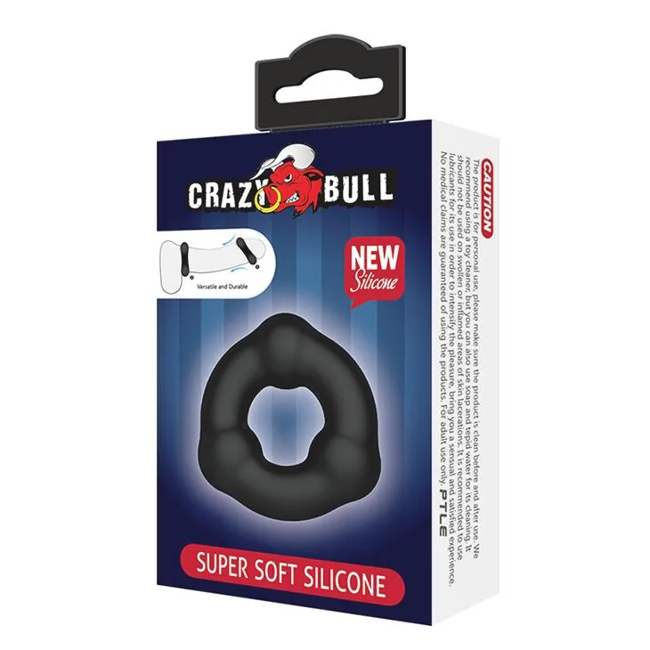 Crazy Bull Super Soft Ring — silicone triangle erection ring